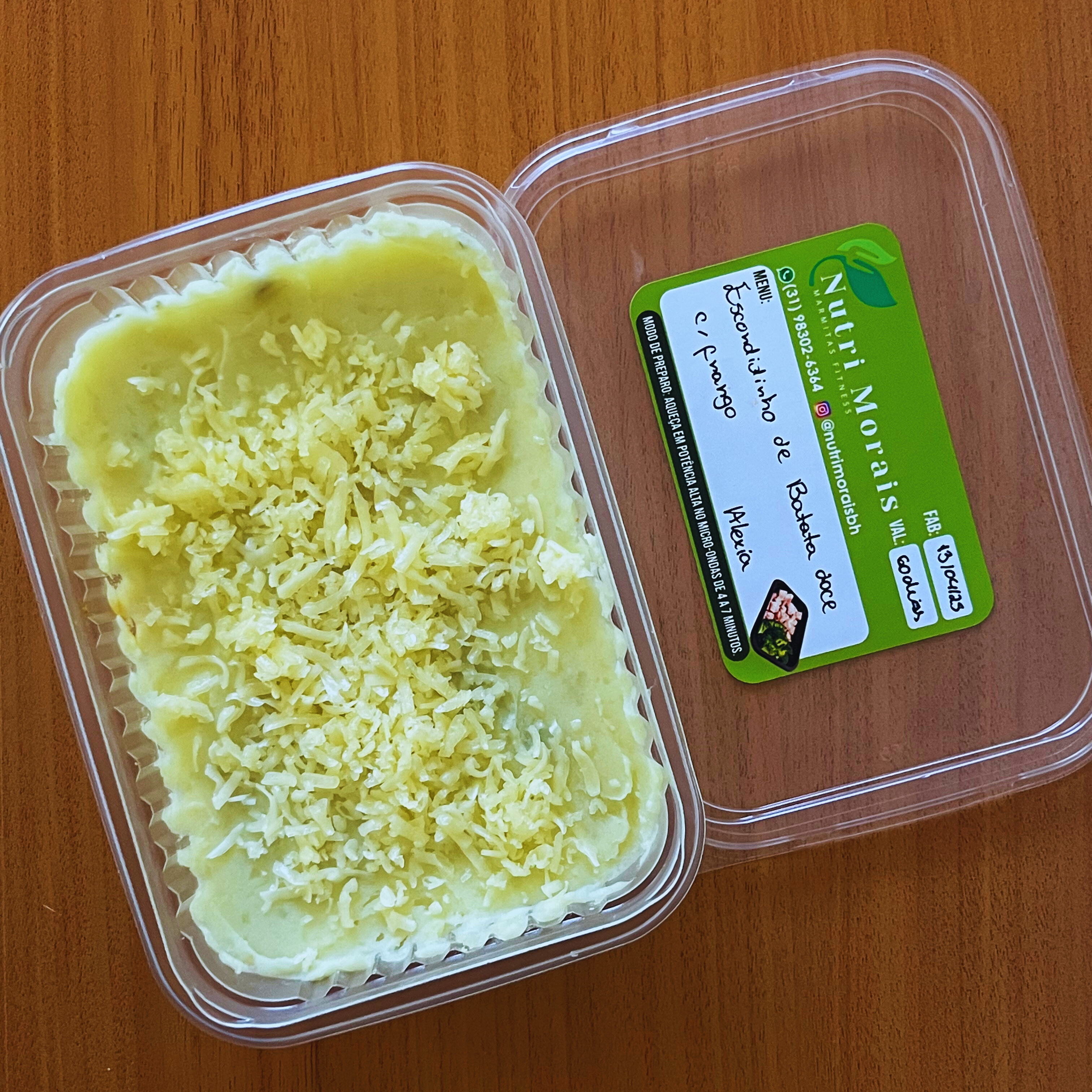 Escondidinho de Batata Doce com Frango